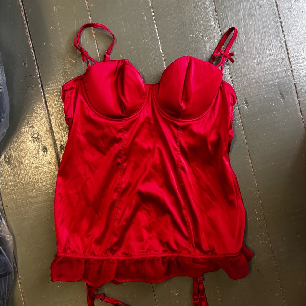 La SENZA Scarlet Satin Bustier
